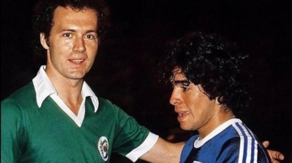 Beckenbauer and Maradona_1978