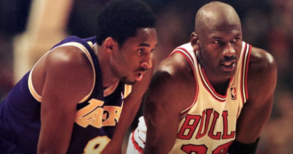 Kobe Bryant and Michael Jordan