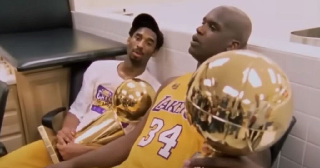 Kobe Bryant and Shaquille O’Neal