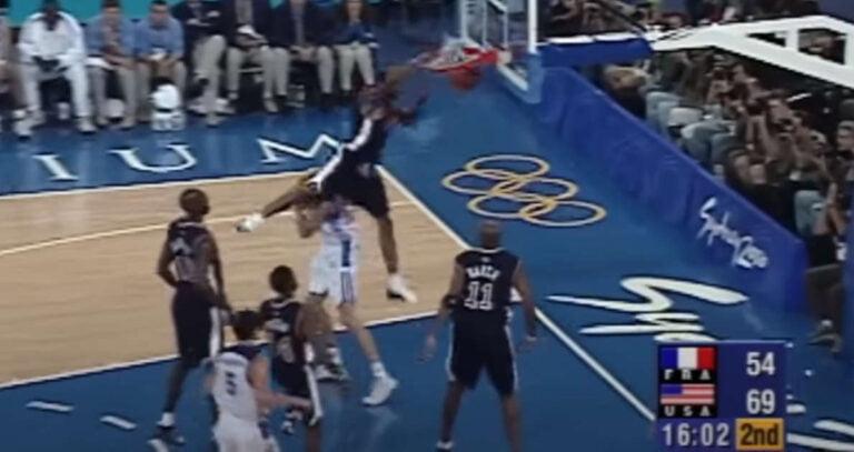 vince carter olympic dunk